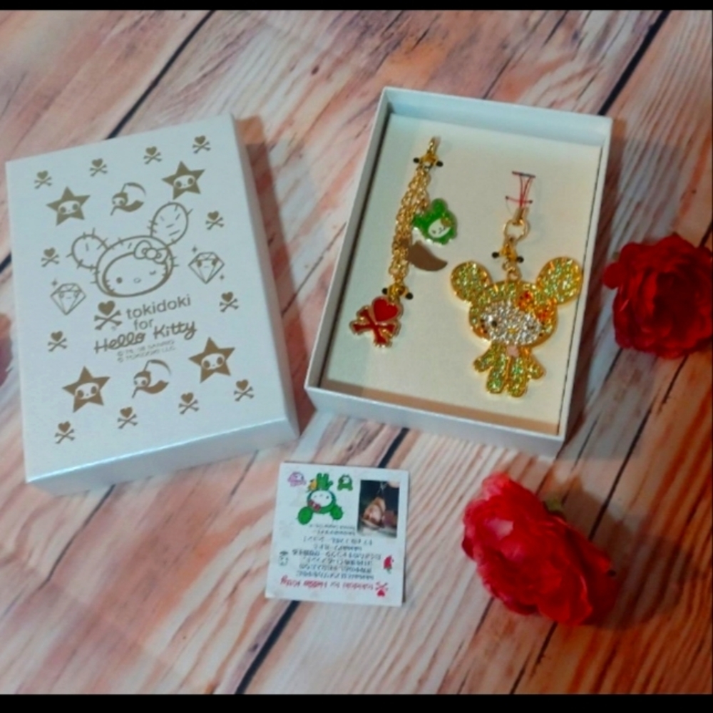 Hello Kitty X Tokidoki Keychain Set NIB